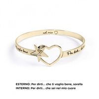 Bracciale Marlù Donna Nel Mio Cuore in Acciaio 15BR034G - 15BR034G